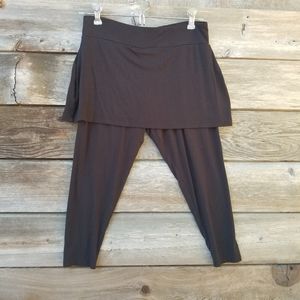 Women's Small Yala Skirt Leggings (Capris) Black
